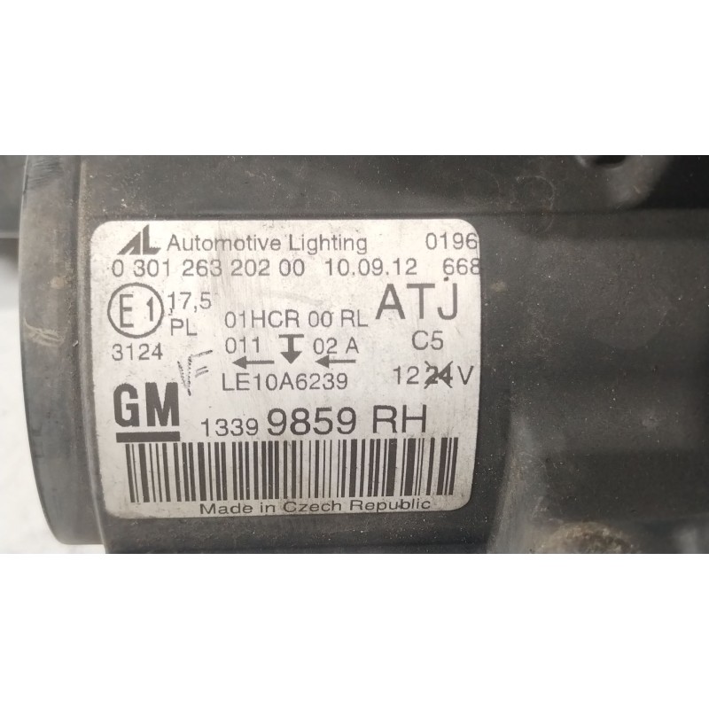 Recambio de faro derecho para opel zafira tourer c (p12) 2.0 cdti (75) referencia OEM IAM 13399859 030126320200 