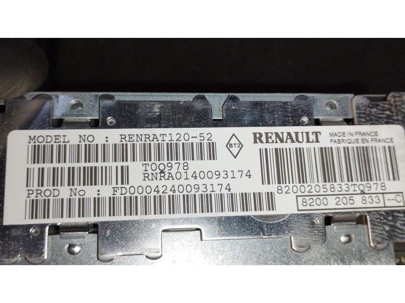 Recambio de modulo electronico para renault espace iv (jk0/1_) 3.0 dci (jk0j, jk0v) referencia OEM IAM 8200205833  