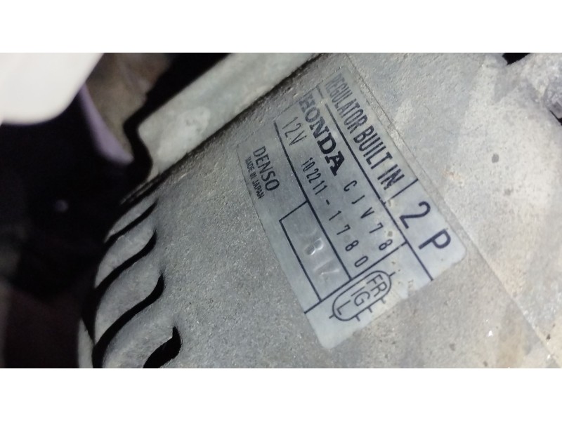 Recambio de alternador para honda hr-v (gh_) 1.6 16v 4wd (gh2, gh4) referencia OEM IAM 1022111780  