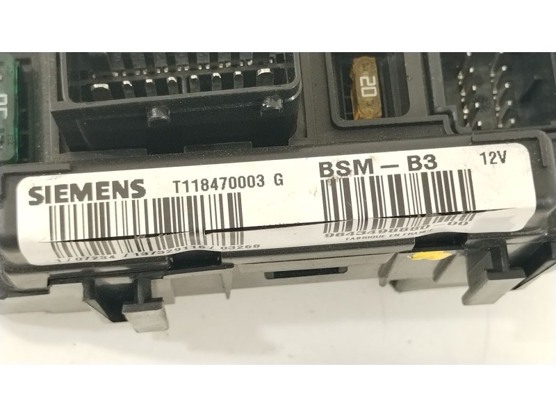 Recambio de caja reles / fusibles para citroën c2 (jm_) 1.4 hdi referencia OEM IAM 9643498880 T118470003G BSMB3