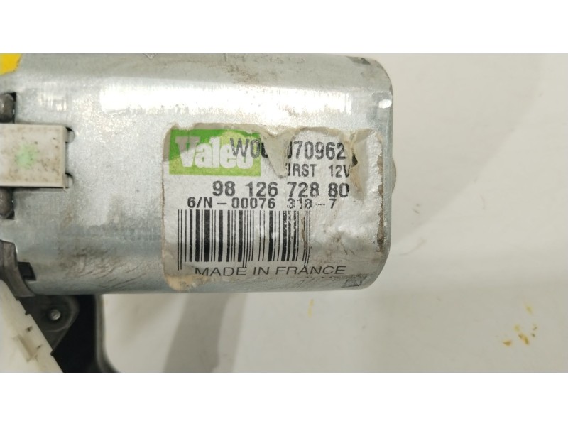 Recambio de motor limpia trasero para peugeot expert autobús (v_) 1.6 bluehdi 115 referencia OEM IAM 9812672880  