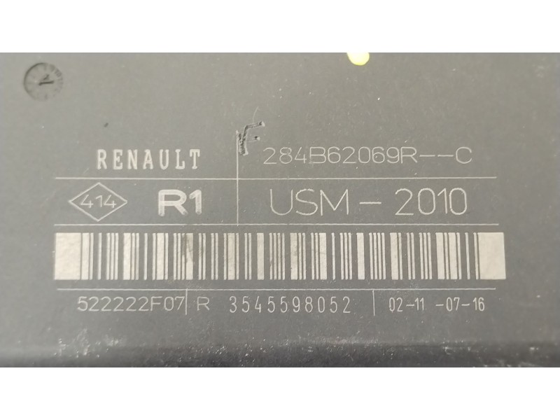 Recambio de caja reles / fusibles para renault scénic iii (jz0/1_) 1.5 dci referencia OEM IAM 284B62069R USM2010 