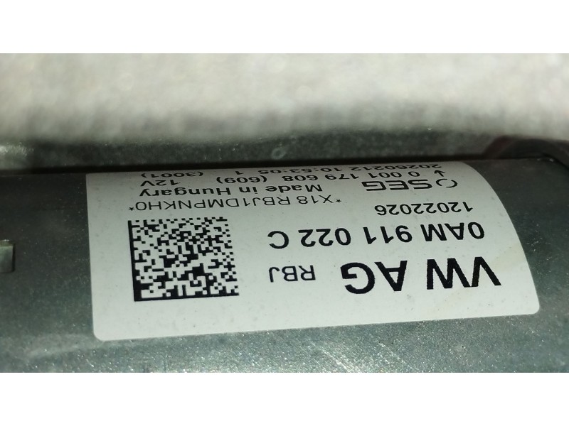 Recambio de motor arranque para seat arona (kj7, kjp) 1.5 tsi referencia OEM IAM 0AM911022C 0001179608 