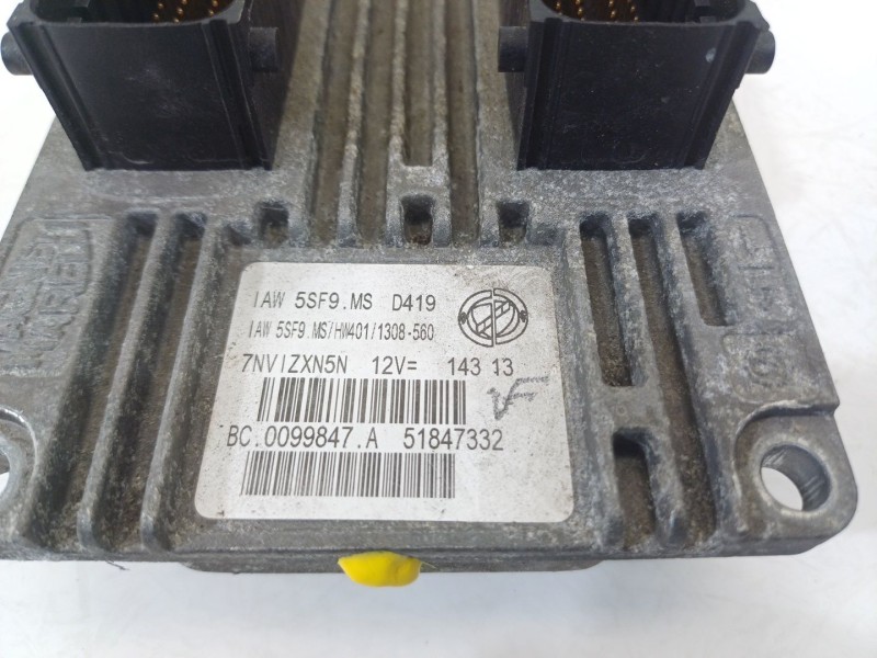 Recambio de centralita motor uce para fiat 500 (312_) 1.2 (312axa1a) referencia OEM IAM 51847332  