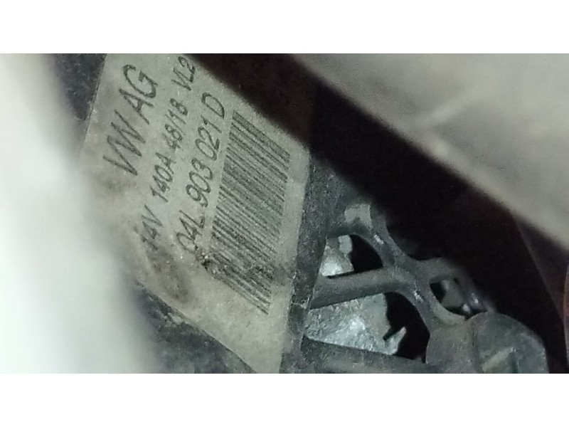 Recambio de alternador para volkswagen golf vii variant (ba5, bv5) 1.6 tdi referencia OEM IAM 04L903021D TG14C 