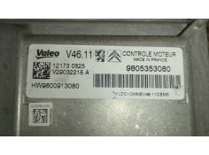 Recambio de centralita motor uce para peugeot 208 i (ca_, cc_) 1.2 vti 82 referencia OEM IAM 9805353080 9800913080 V29032215A 2