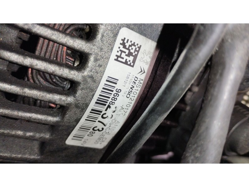 Recambio de alternador para peugeot 208 i (ca_, cc_) 1.2 vti 82 referencia OEM IAM 9688237380 MS1012101720 