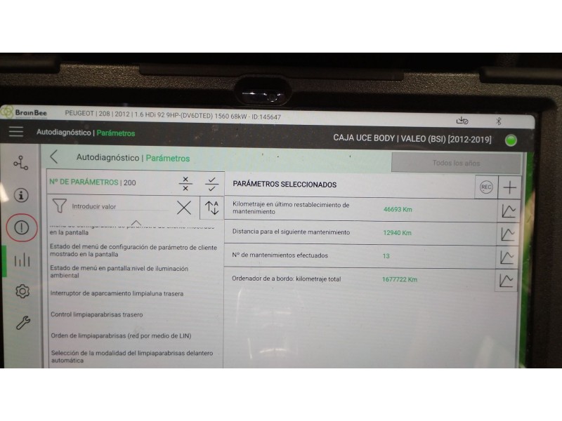 Recambio de cuadro instrumentos para peugeot 208 i (ca_, cc_) 1.6 hdi referencia OEM IAM   
