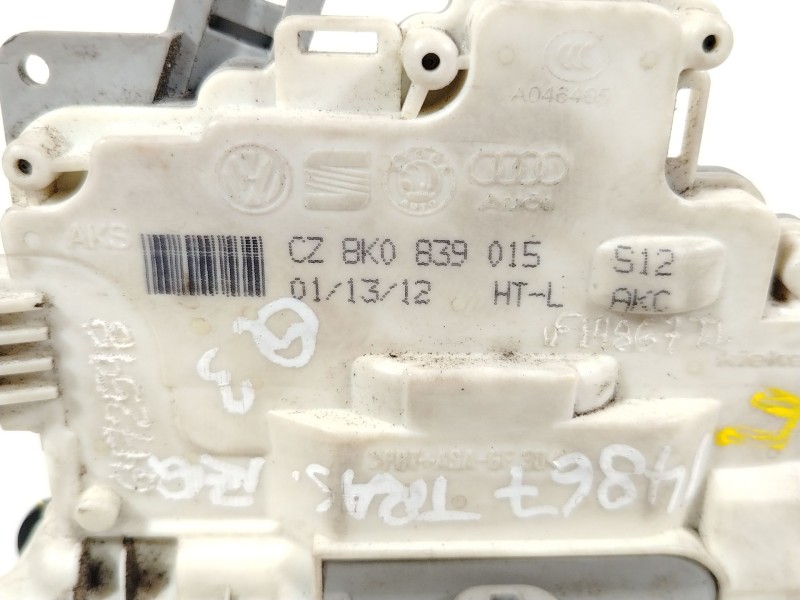 Recambio de cerradura puerta trasera izquierda para audi q3 (8ub, 8ug) 2.0 tdi referencia OEM IAM 8K0839015  
