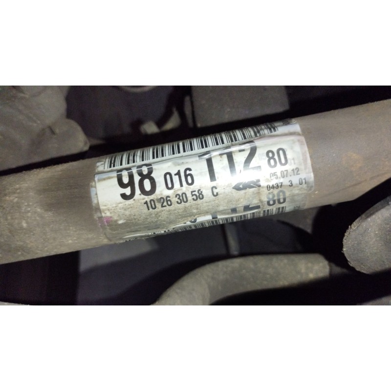 Recambio de transmision delantera derecha para peugeot 208 i (ca_, cc_) 1.2 vti 82 referencia OEM IAM 9801611280  