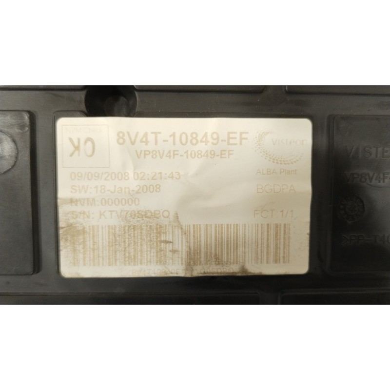 Recambio de cuadro instrumentos para ford focus ii (da_, hcp, dp) 1.6 referencia OEM IAM 8V4T10849EF VP8V4F10849EF 