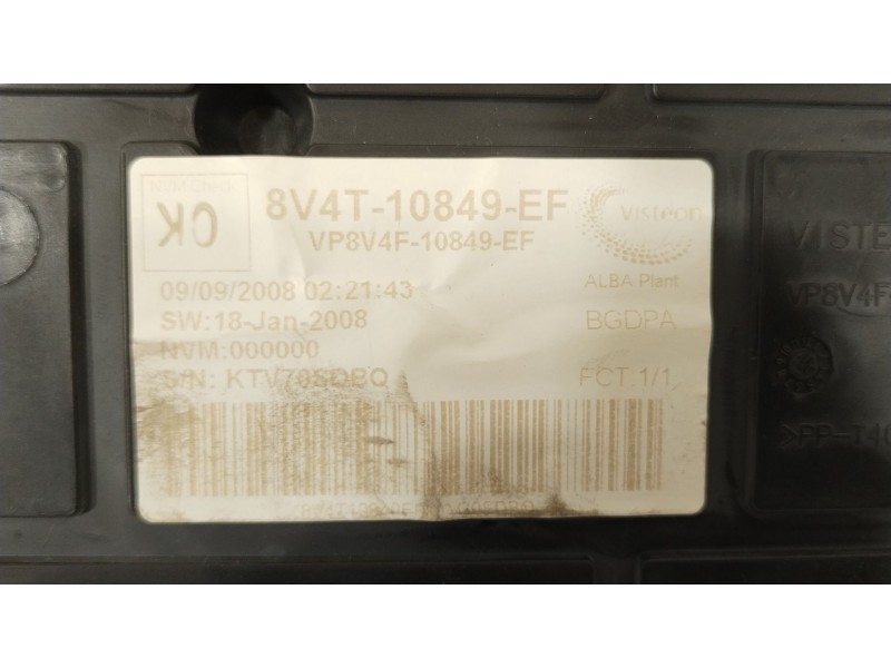 Recambio de cuadro instrumentos para ford focus ii (da_, hcp, dp) 1.6 referencia OEM IAM 8V4T10849EF VP8V4F10849EF 