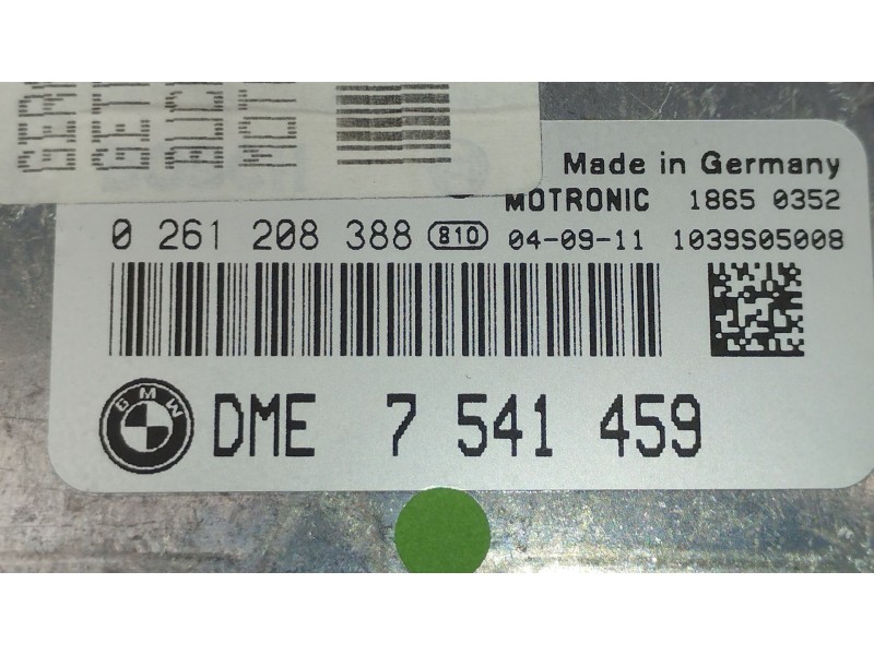 Recambio de centralita motor uce para bmw 3 compact (e46) 316 ti referencia OEM IAM 7541459 0261208388 