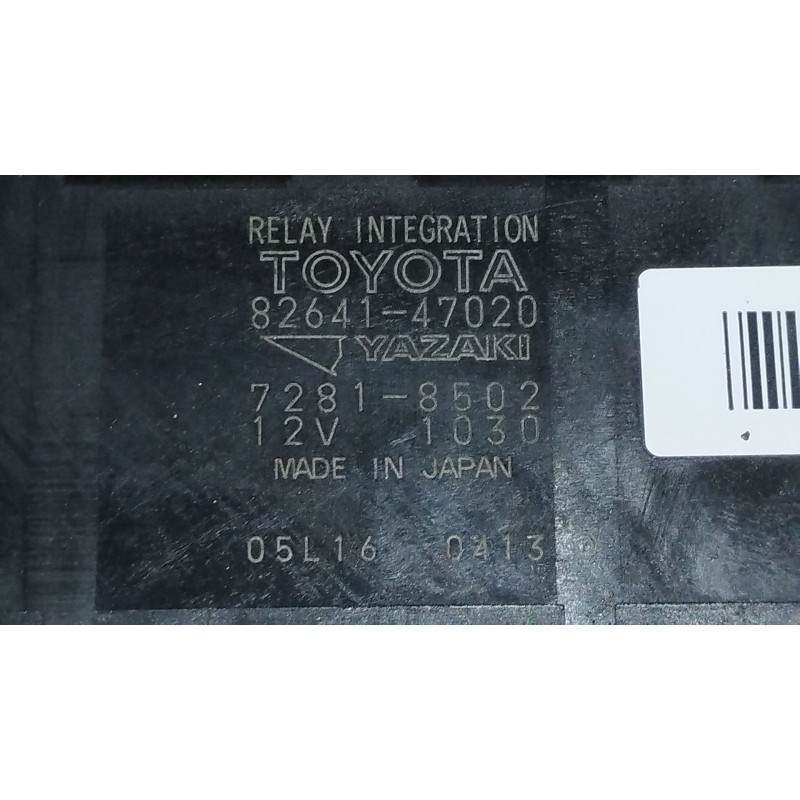 Recambio de caja reles / fusibles para toyota verso (_r2_) 2.0 d-4d (aur20_) referencia OEM IAM 8264147020 72818502 