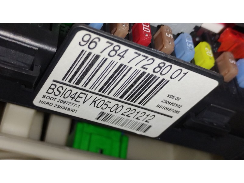 Recambio de caja reles / fusibles para peugeot 308 sw i (4e_, 4h_) 1.6 hdi referencia OEM IAM 9678477280  