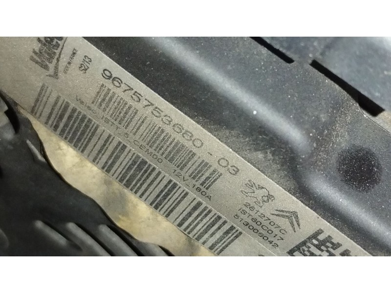 Recambio de alternador para peugeot 308 sw i (4e_, 4h_) 1.6 hdi referencia OEM IAM 9675753680 37VE50 