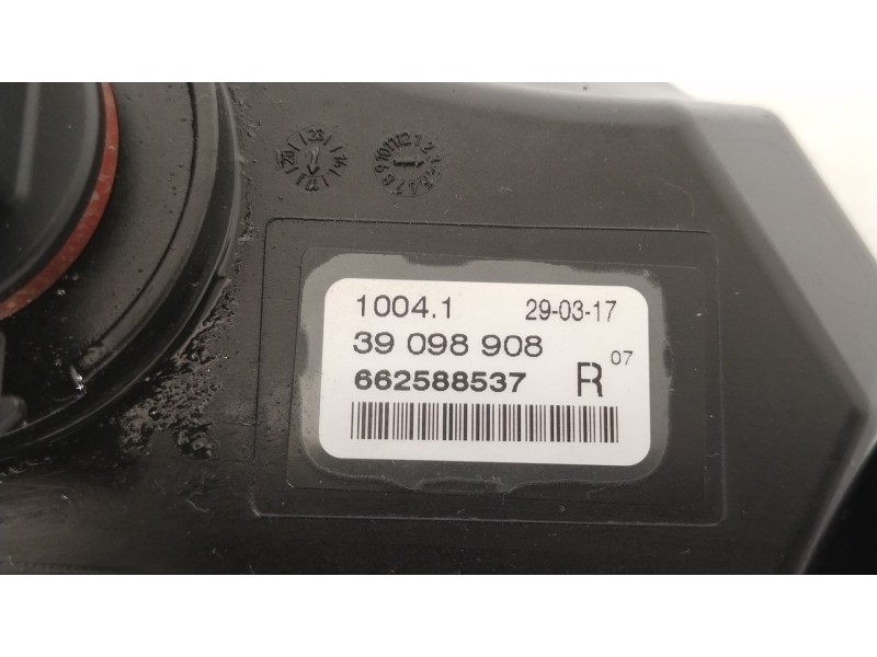 Recambio de faro antiniebla derecho para opel astra k (b16) 1.6 cdti (68) referencia OEM IAM 39098908 662588537 