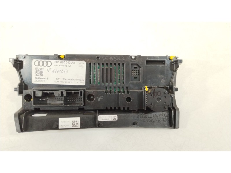 Recambio de mando climatizador para audi a4 b8 (8k2) 2.0 tdi referencia OEM IAM 8K1820043AA A2C53428415 