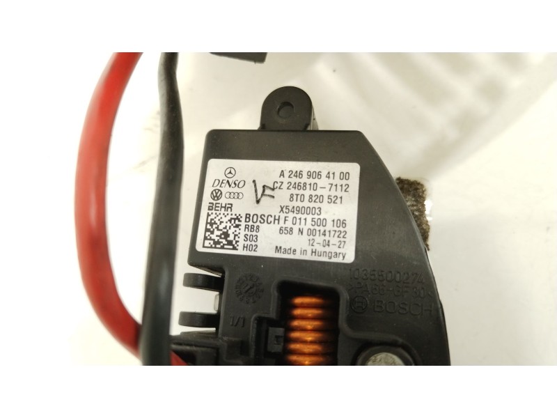 Recambio de ventilador calefaccion para audi a4 b8 (8k2) 2.0 tdi referencia OEM IAM 8T1820021 8T0820521 