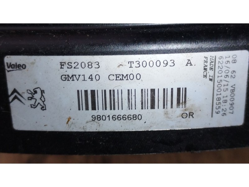 Recambio de electroventilador para citroën c3 ii (sc_) 1.6 hdi referencia OEM IAM 9801666680  