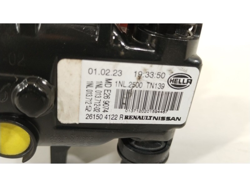 Recambio de faro antiniebla derecho para nissan qashqai iii (j12) 1.3 dig-t referencia OEM IAM 261504122R 1NL2500TN139 