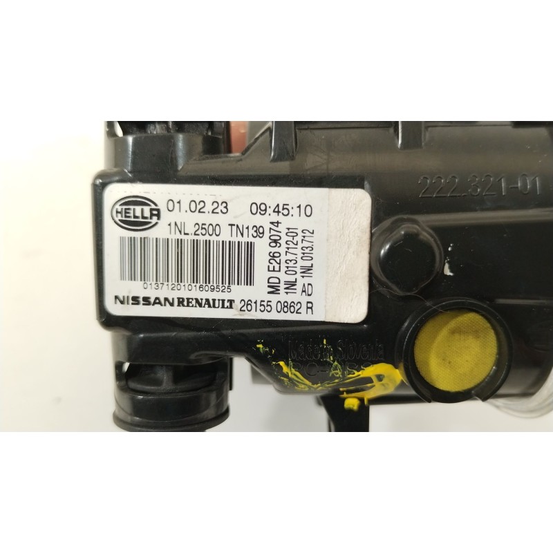 Recambio de faro antiniebla izquierdo para nissan qashqai iii (j12) 1.3 dig-t referencia OEM IAM 261550862R 1NL2500TN139 