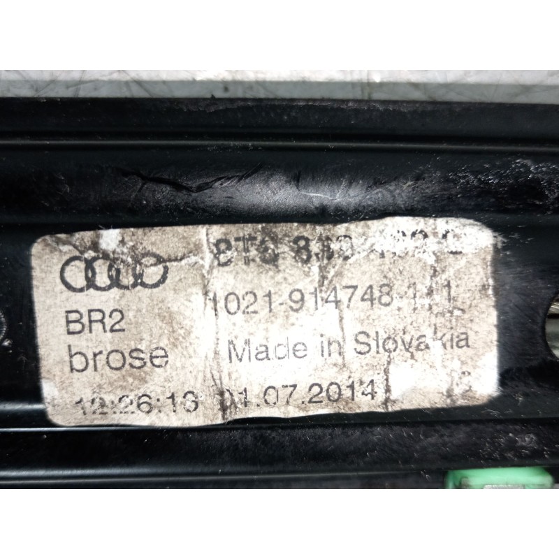 Recambio de elevalunas trasero derecho para audi a5 sportback (8ta) 3.0 tdi quattro referencia OEM IAM 8T0839462C  