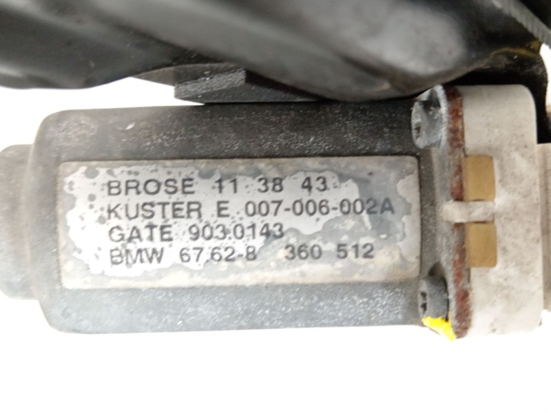 Recambio de elevalunas trasero izquierdo para bmw 5 touring (e39) 520 d referencia OEM IAM 8252429 67628360512 
