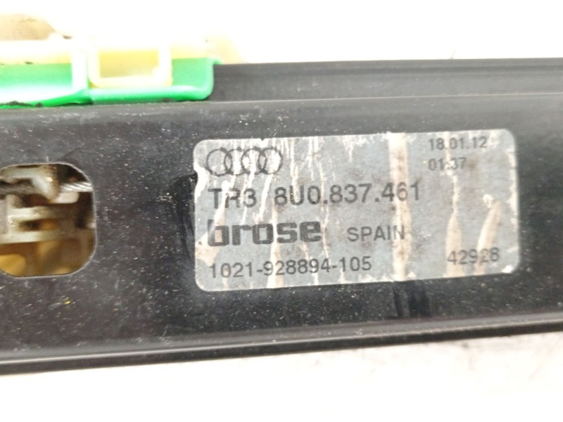 Recambio de elevalunas delantero izquierdo para audi q3 (8ub, 8ug) 2.0 tdi referencia OEM IAM 8U0837461  