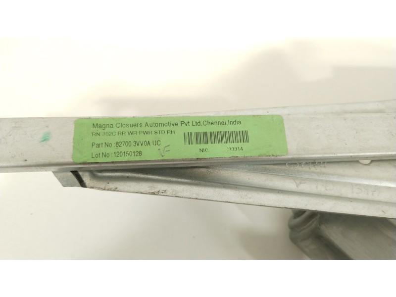 Recambio de elevalunas trasero derecho para nissan note (e12) 1.5 dci referencia OEM IAM 827311HB1A 827003VV 