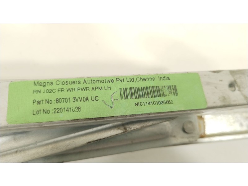 Recambio de elevalunas delantero izquierdo para nissan note (e12) 1.5 dci referencia OEM IAM 807013VV0A 807311HB2A 