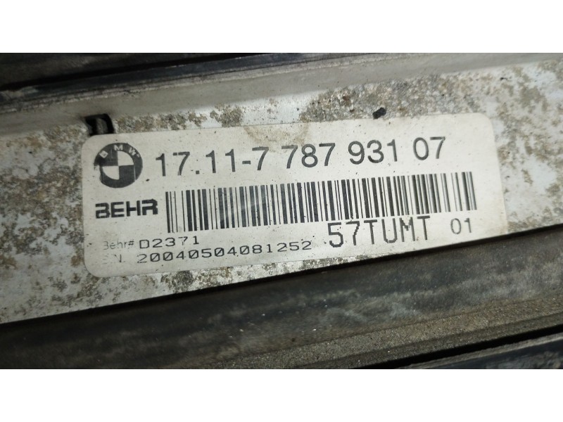 Recambio de radiador agua para bmw x5 (e53) 3.0 d referencia OEM IAM 1711778793107  