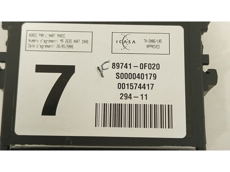 Recambio de modulo electronico para toyota verso (_r2_) 2.0 d-4d (aur20_) referencia OEM IAM 897410F020 0603B1A S000040179