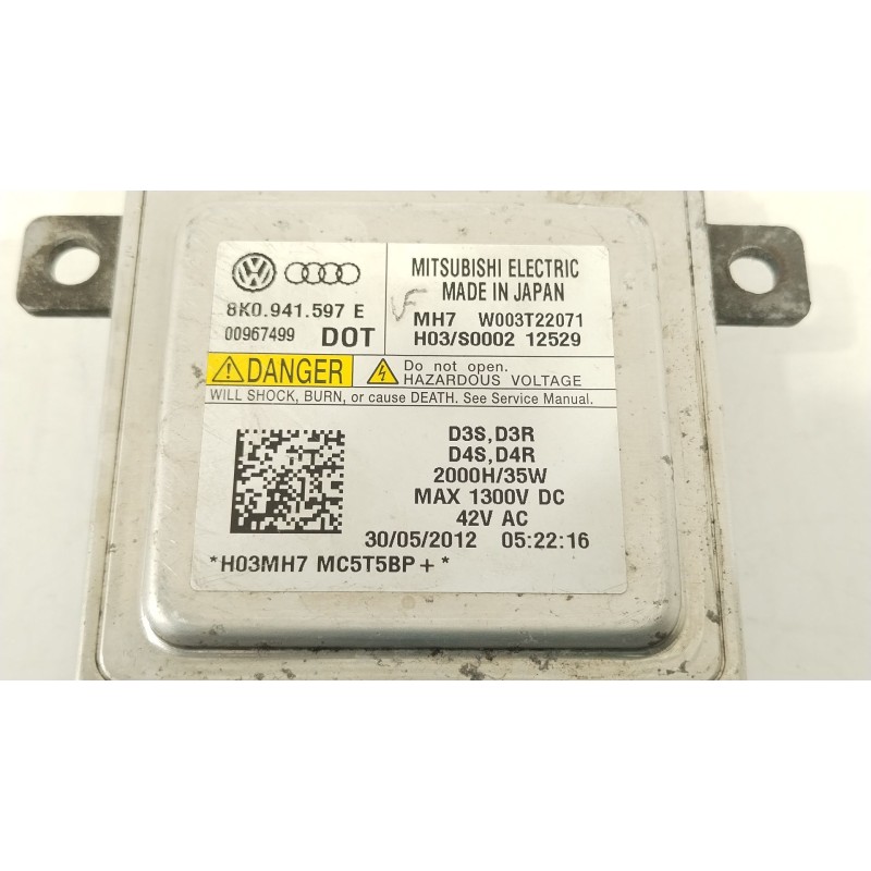 Recambio de centralita faros xenon para audi a4 b8 avant (8k5) 2.0 tdi referencia OEM IAM 8K0941597E W003T22071 