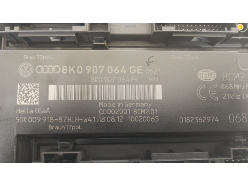 Recambio de modulo electronico para audi a4 b8 avant (8k5) 2.0 tdi referencia OEM IAM 8K0907064GE 8K0907064FE 