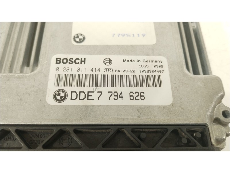 Recambio de centralita motor uce para bmw x5 (e53) 3.0 d referencia OEM IAM 7794626 0281011414 7795119
