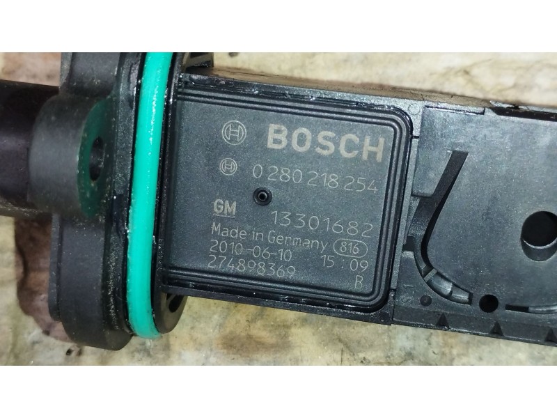 Recambio de caudalimetro para opel astra j (p10) 1.4 (68) referencia OEM IAM 13301682 0280218254 274898369