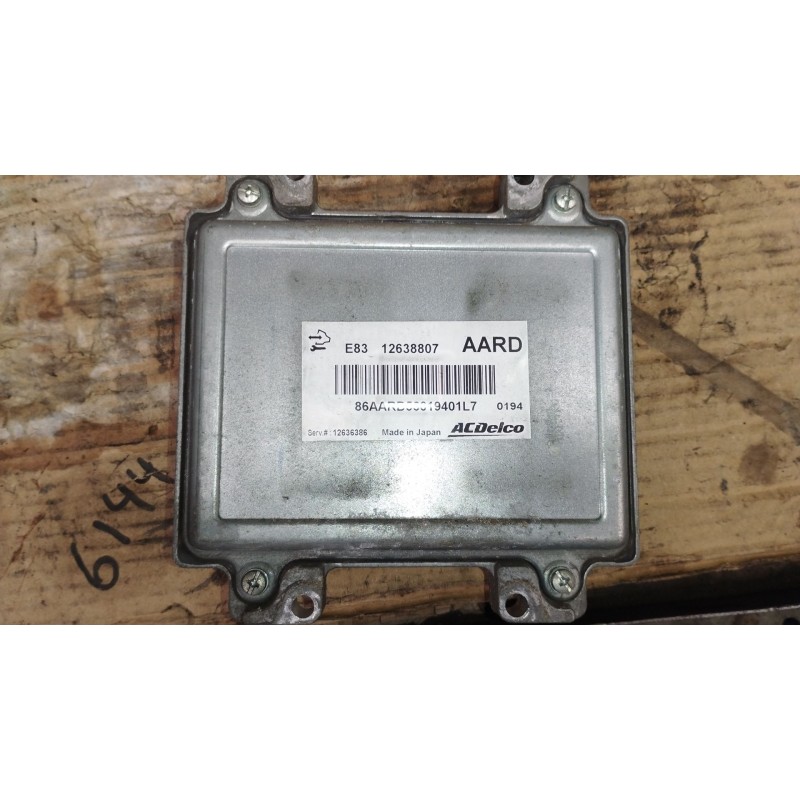 Recambio de centralita motor uce para opel astra j (p10) 1.4 (68) referencia OEM IAM 12638807 12636386 