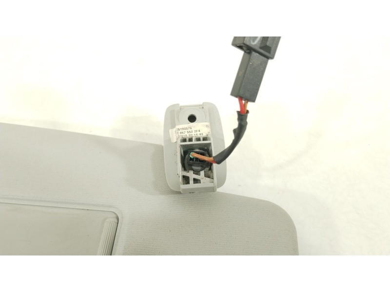 Recambio de parasol derecho para volkswagen golf vi (5k1) 1.6 tdi referencia OEM IAM 1K0857552 1K08575522F4 