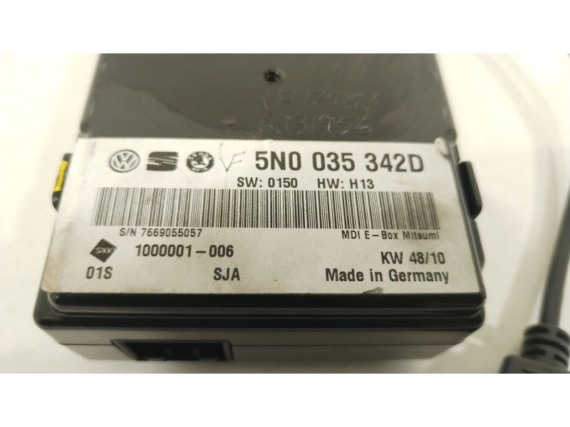 Recambio de modulo electronico para volkswagen golf vi (5k1) 1.6 tdi referencia OEM IAM 5N0035342D 5N0035558 
