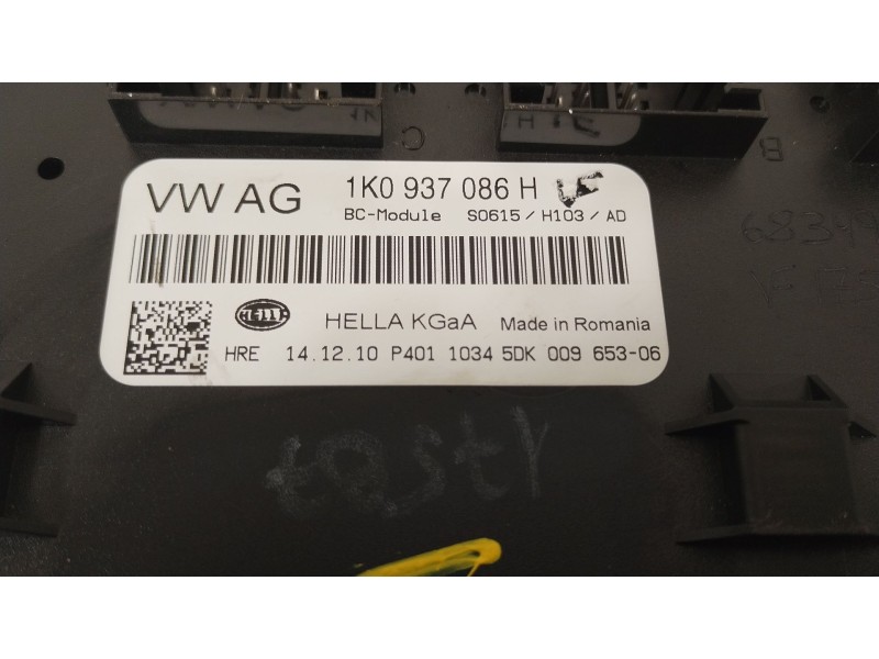 Recambio de modulo electronico para volkswagen golf vi (5k1) 1.6 tdi referencia OEM IAM 1K0937086H  