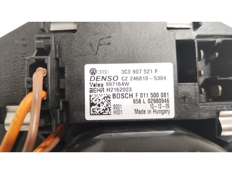Recambio de ventilador calefaccion para volkswagen golf vi (5k1) 1.6 tdi referencia OEM IAM 3C1820015Q 3C0907521F 