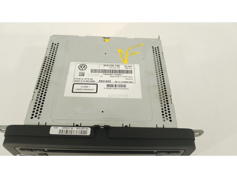 Recambio de sistema audio / radio cd para volkswagen golf vi (5k1) 1.6 tdi referencia OEM IAM 3C8035195  