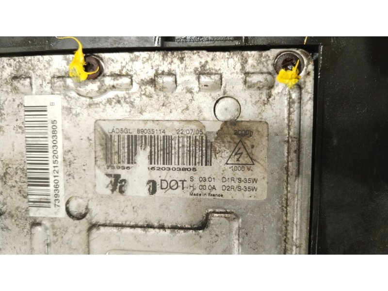 Recambio de faro izquierdo para citroën c5 ii (rc_) 1.6 hdi (rc8hzb) referencia OEM IAM 620845 9650115480 