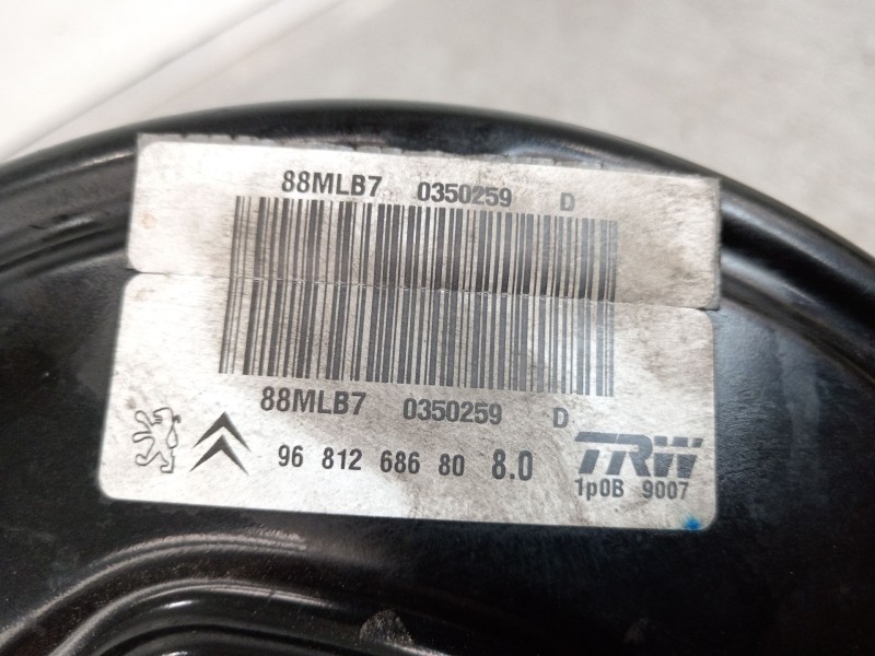 Recambio de servofreno para citroën berlingo furgoneta/monovolumen (b9) 1.6 hdi 90 referencia OEM IAM 9681268680  