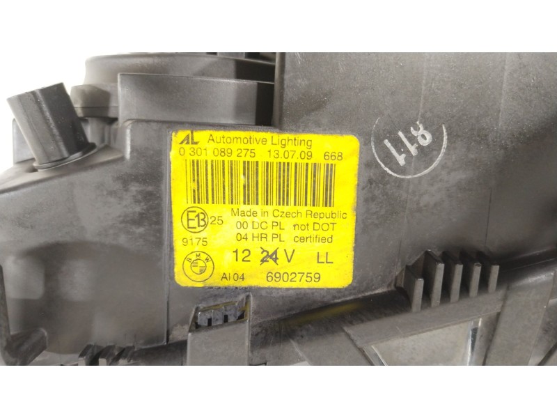 Recambio de faro izquierdo para bmw 3 (e46) 320 d referencia OEM IAM 6902759 0301089275 
