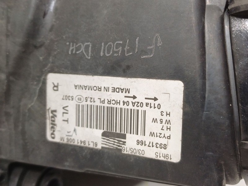 Recambio de faro derecho para seat ibiza iii (6l1) 1.4 tdi referencia OEM IAM 6L1941006M 89317166 