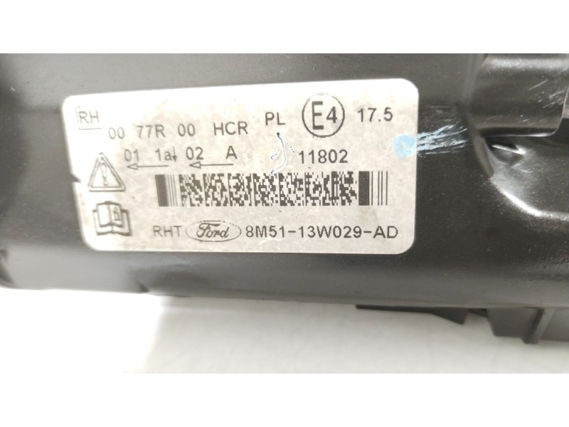 Recambio de faro derecho para ford focus ii (da_, hcp, dp) 1.6 tdci referencia OEM IAM 8M5113W029AD  