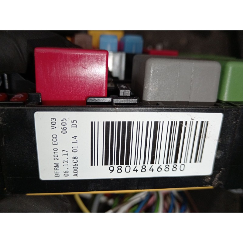 Recambio de caja reles / fusibles para citroën c-elysee (dd_) 1.6 bluehdi 100 referencia OEM IAM 9804846880  