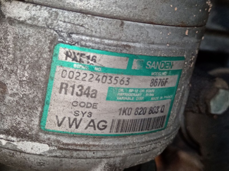 Recambio de compresor aire acondicionado para seat toledo iii (5p2) 2.0 tdi 16v referencia OEM IAM 1K0820803Q  